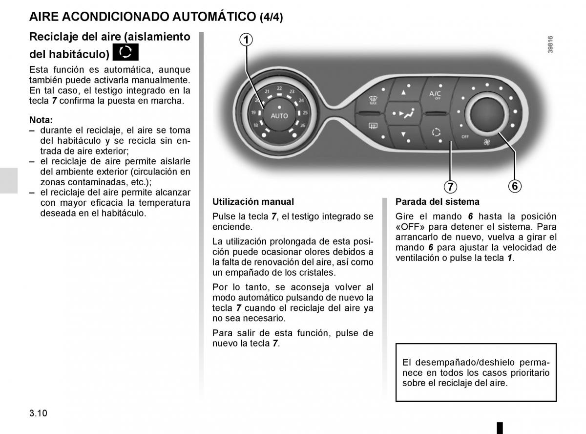 Renault Twingo III 3 manual del propietario / page 122