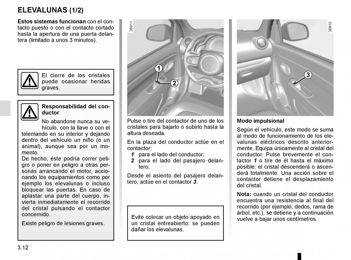 Renault Twingo III 3 manual del propietario / page 124