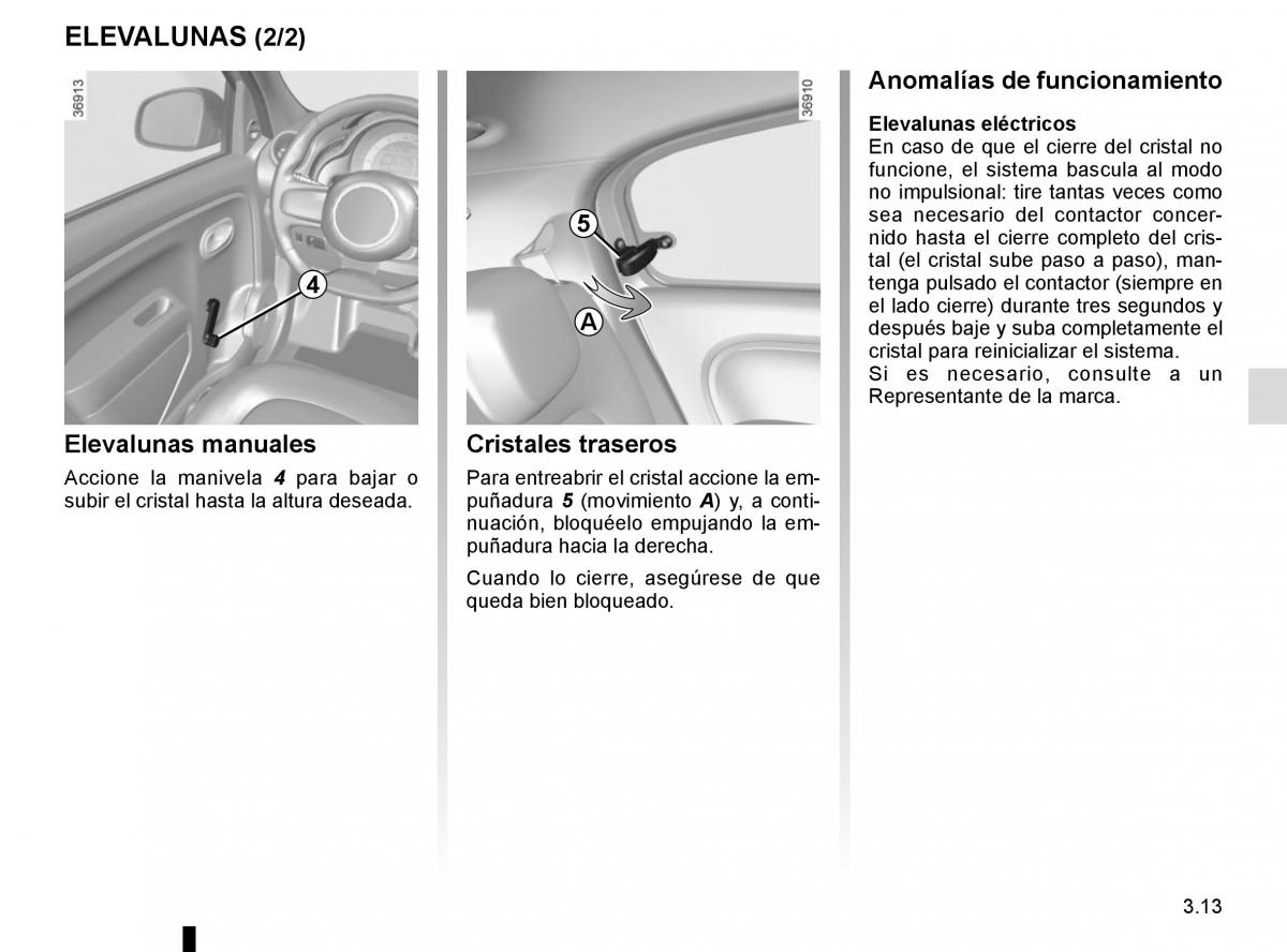 Renault Twingo III 3 manual del propietario / page 125