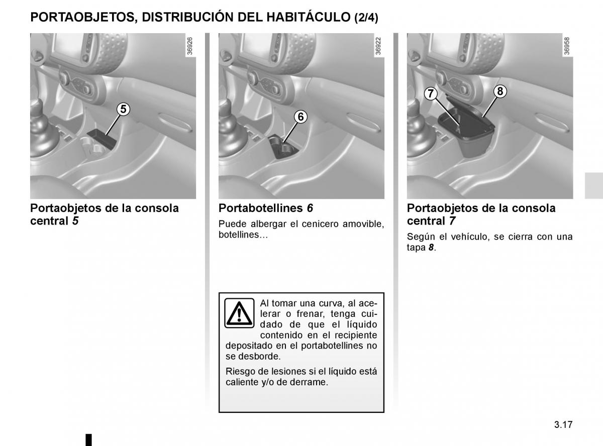 Renault Twingo III 3 manual del propietario / page 129