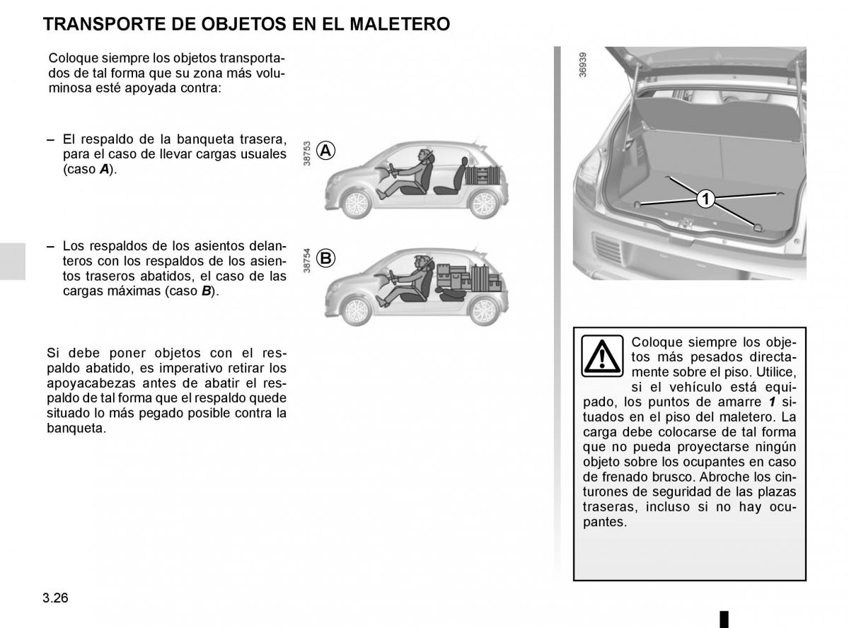 Renault Twingo III 3 manual del propietario / page 138