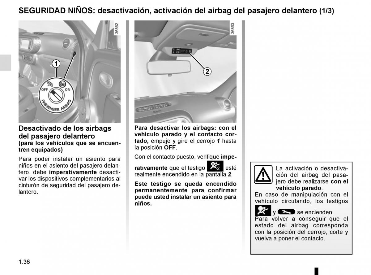 Renault Twingo III 3 manual del propietario / page 42