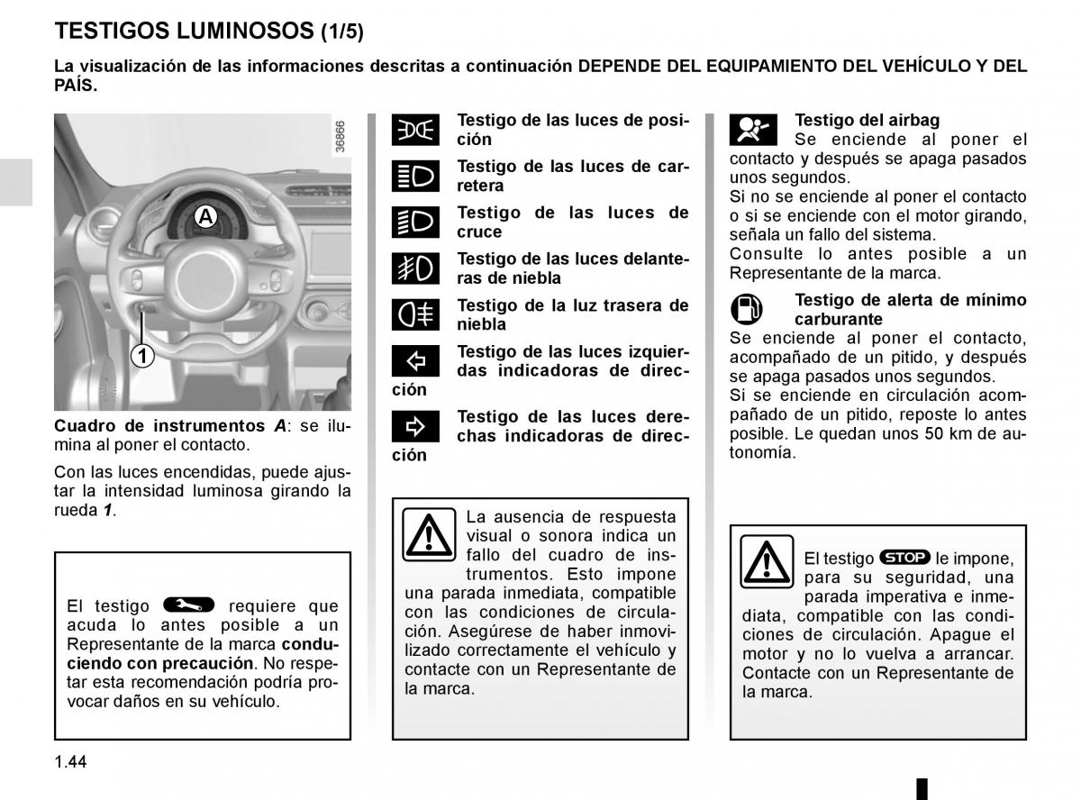 Renault Twingo III 3 manual del propietario / page 50