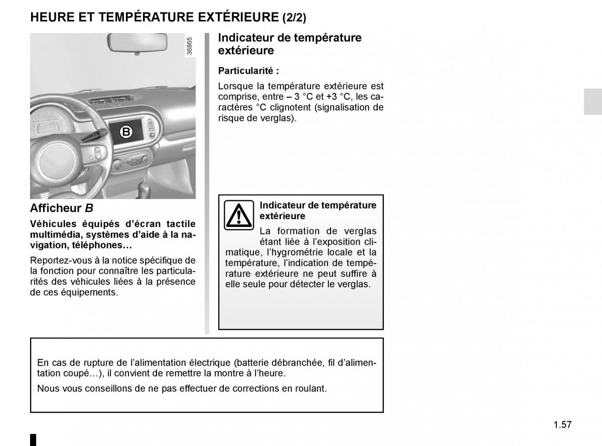 Renault Twingo III 3 manuel du proprietaire / page 63