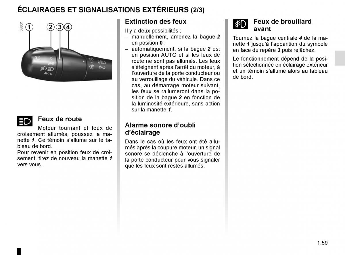 Renault Twingo III 3 manuel du proprietaire / page 65