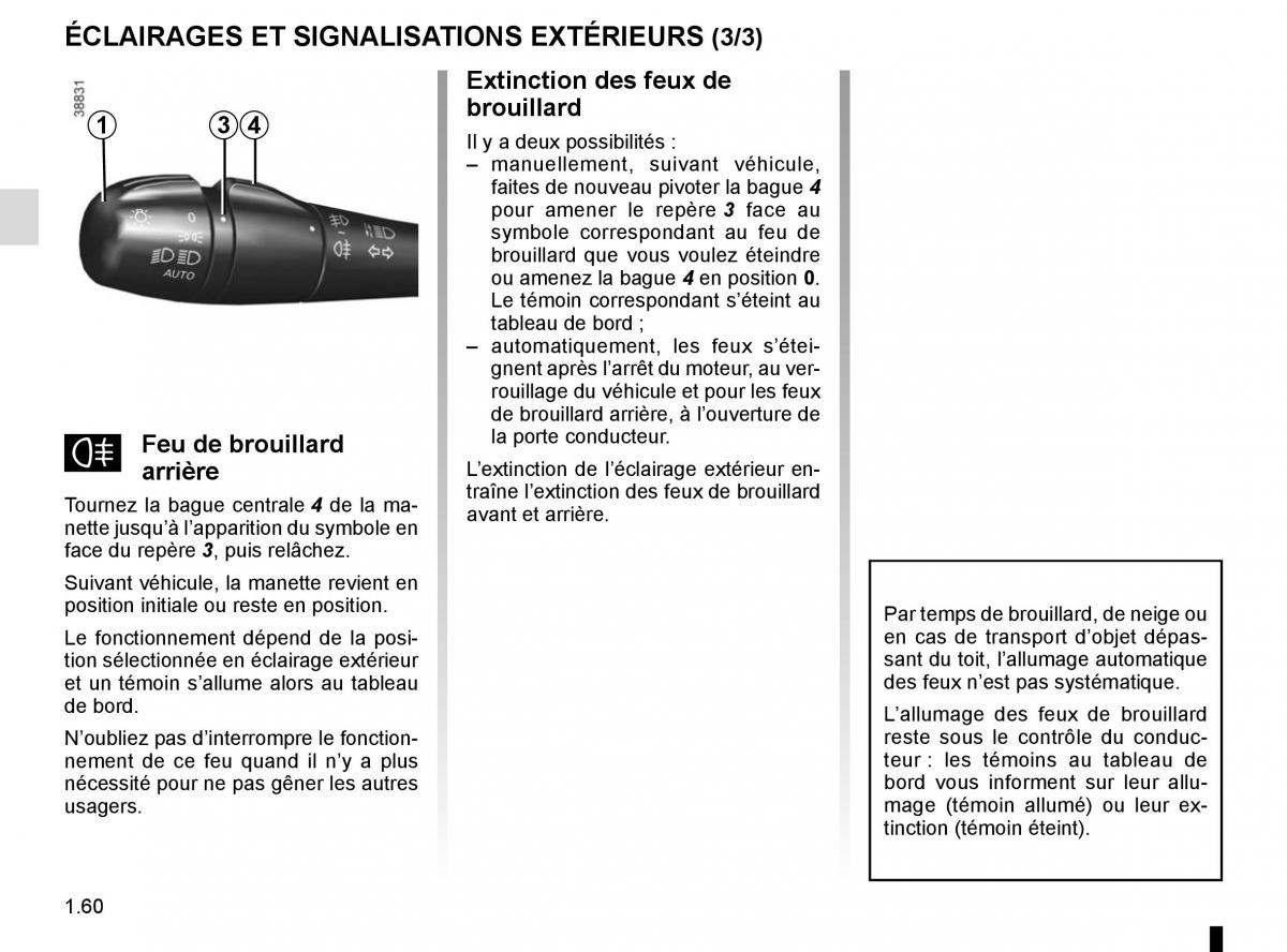 Renault Twingo III 3 manuel du proprietaire / page 66