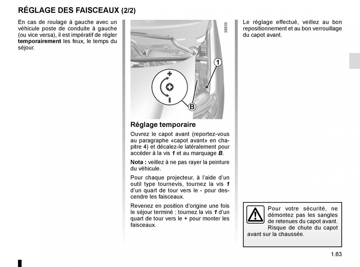 Renault Twingo III 3 manuel du proprietaire / page 69