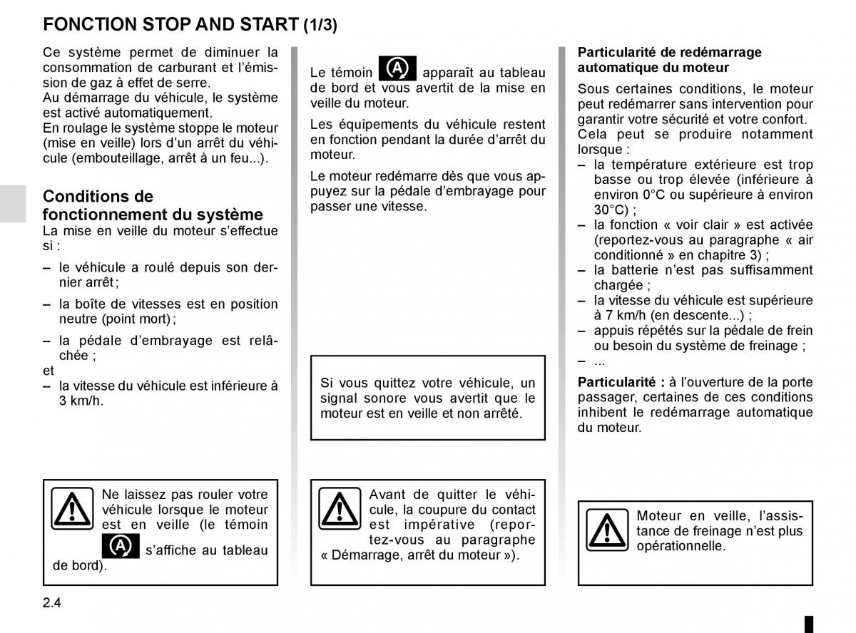 manual Renault Twingo Renault Twingo III 3 manuel du proprietaire / page 78