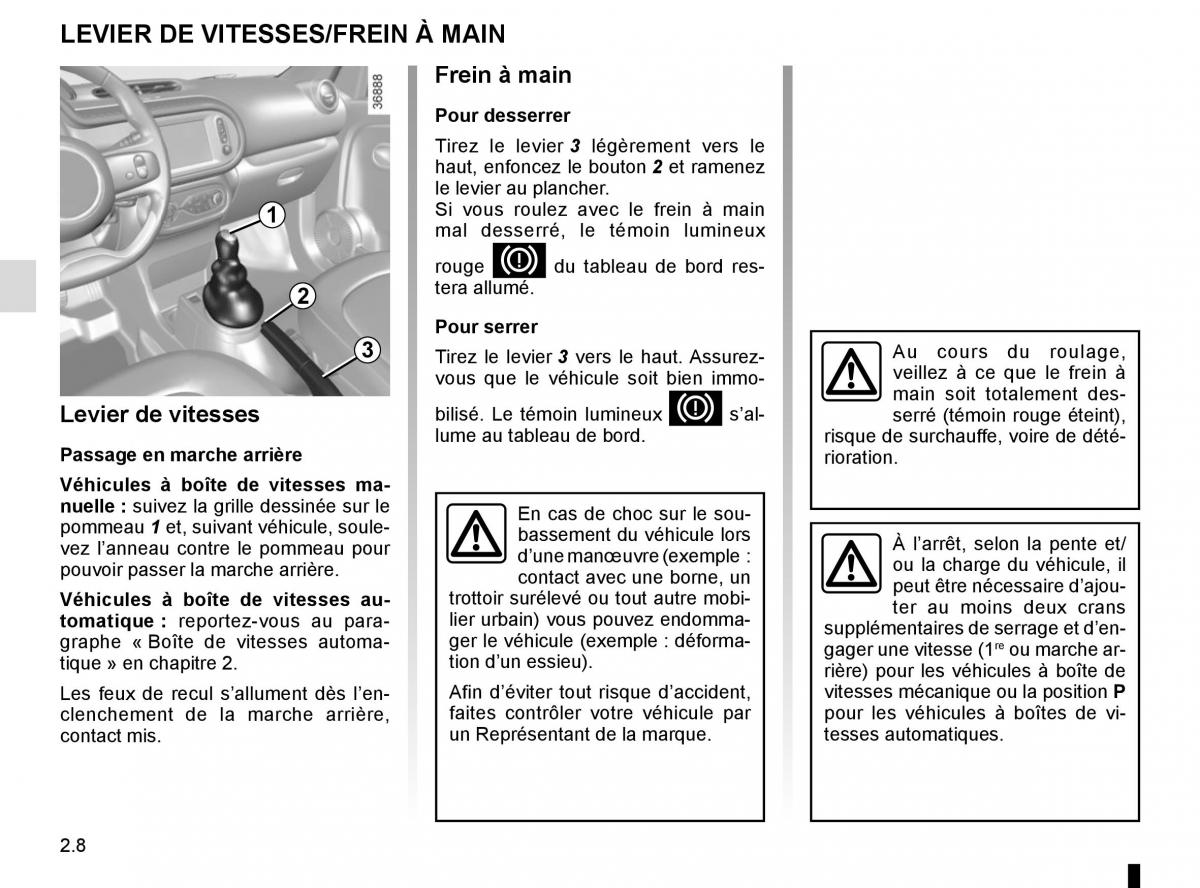 manual Renault Twingo Renault Twingo III 3 manuel du proprietaire / page 82