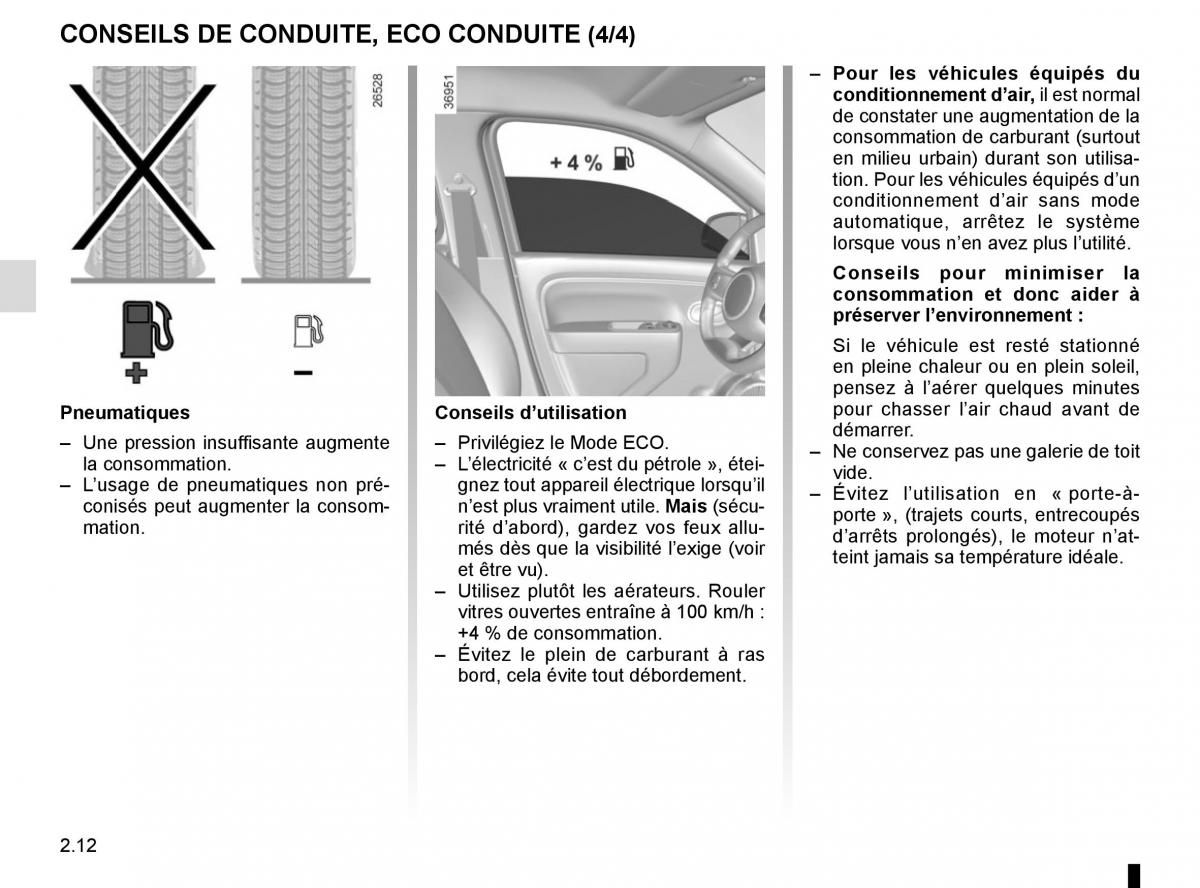 Renault Twingo III 3 manuel du proprietaire / page 86