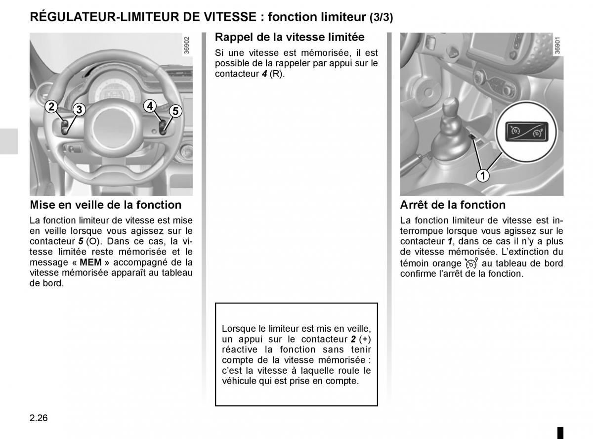 Renault Twingo III 3 manuel du proprietaire / page 100