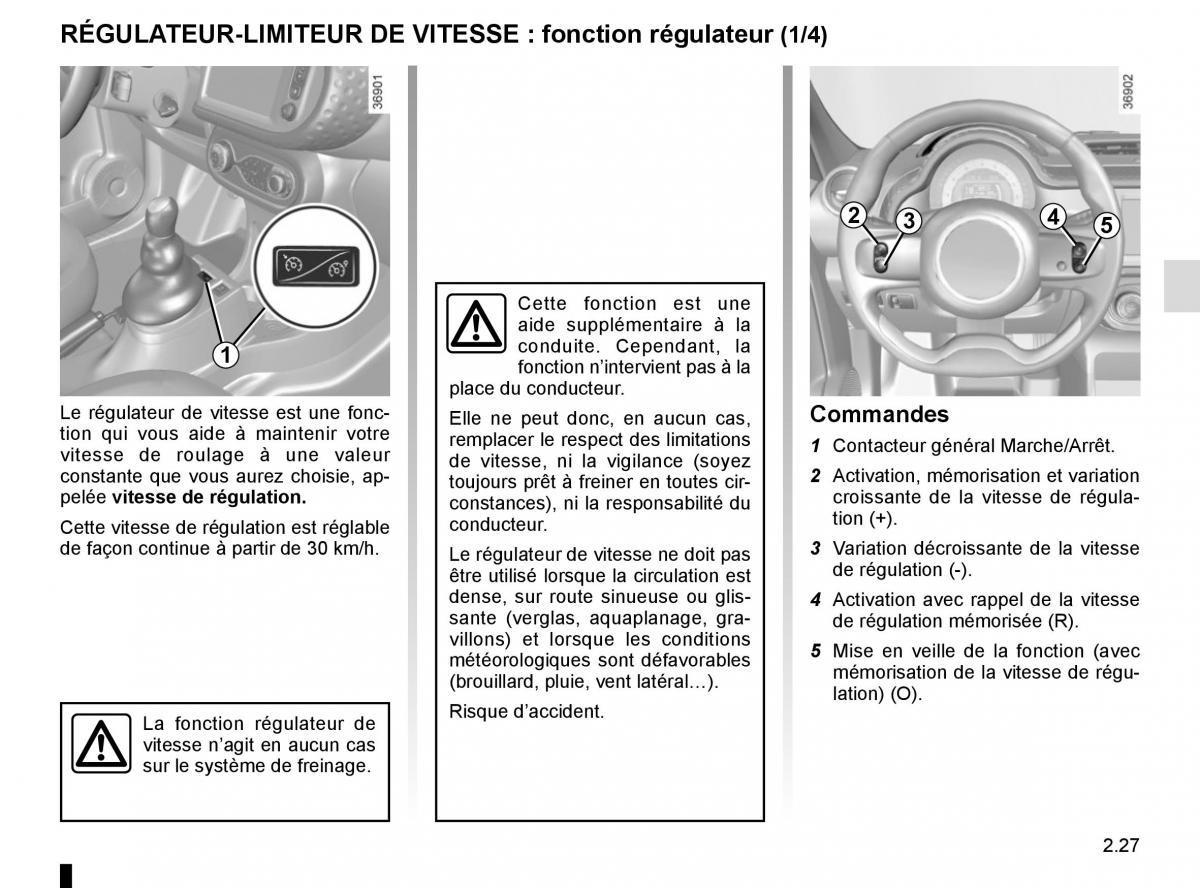 Renault Twingo III 3 manuel du proprietaire / page 101