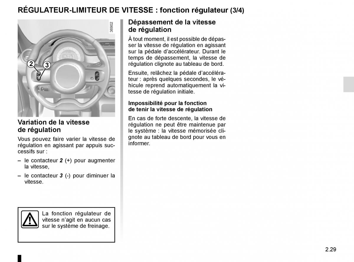 Renault Twingo III 3 manuel du proprietaire / page 103