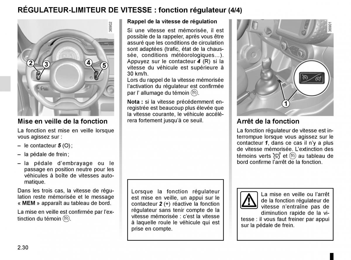 Renault Twingo III 3 manuel du proprietaire / page 104