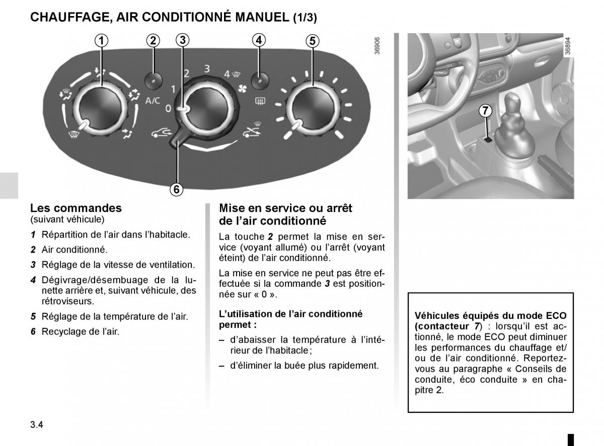 Renault Twingo III 3 manuel du proprietaire / page 116