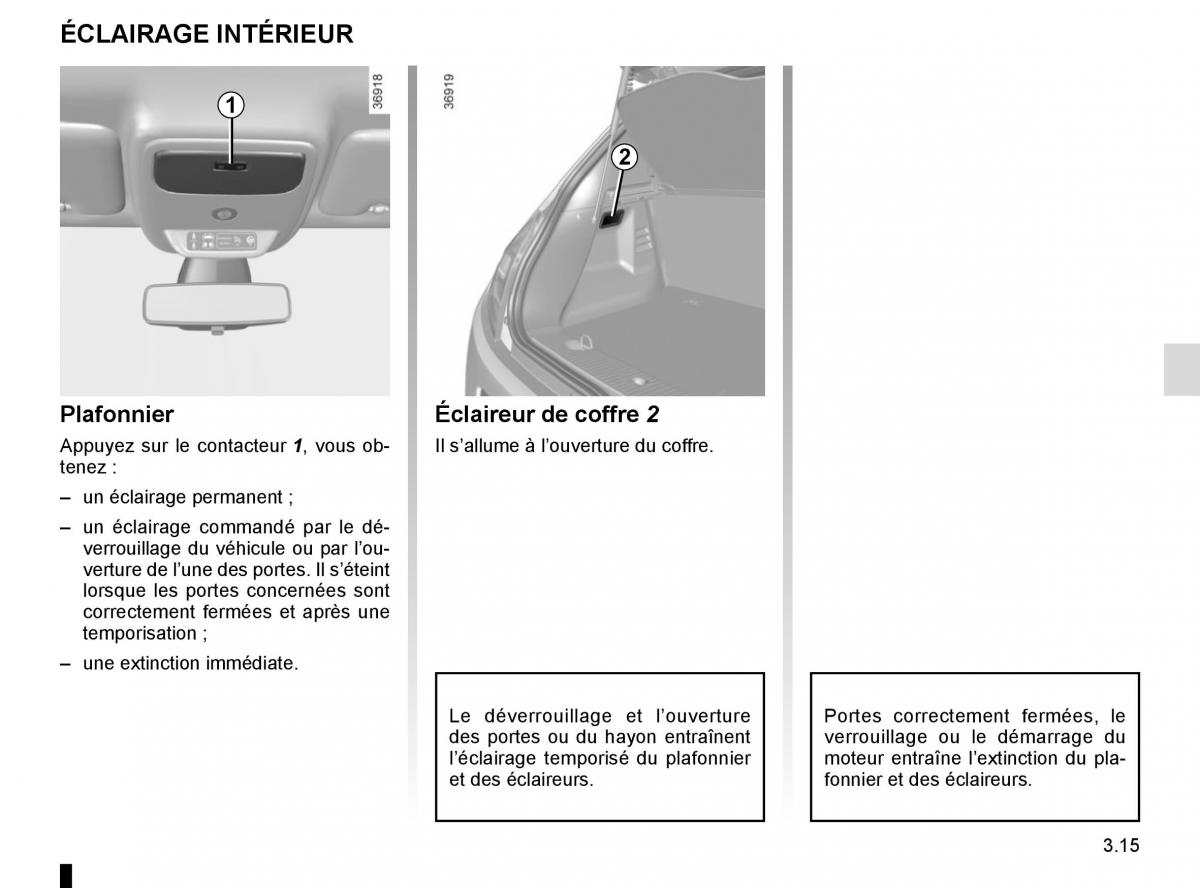 Renault Twingo III 3 manuel du proprietaire / page 127