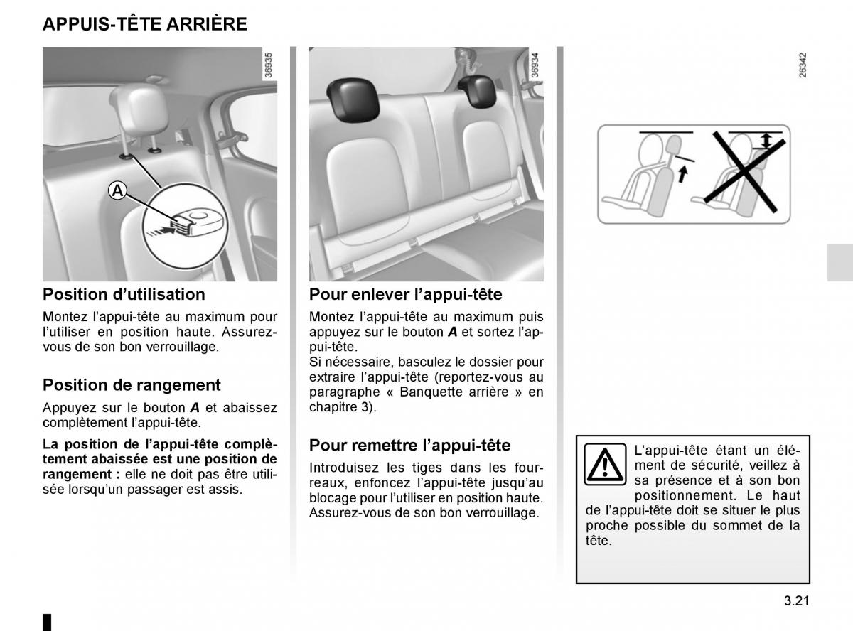 Renault Twingo III 3 manuel du proprietaire / page 133