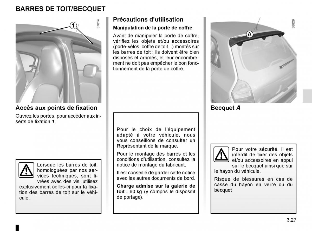 Renault Twingo III 3 manuel du proprietaire / page 139