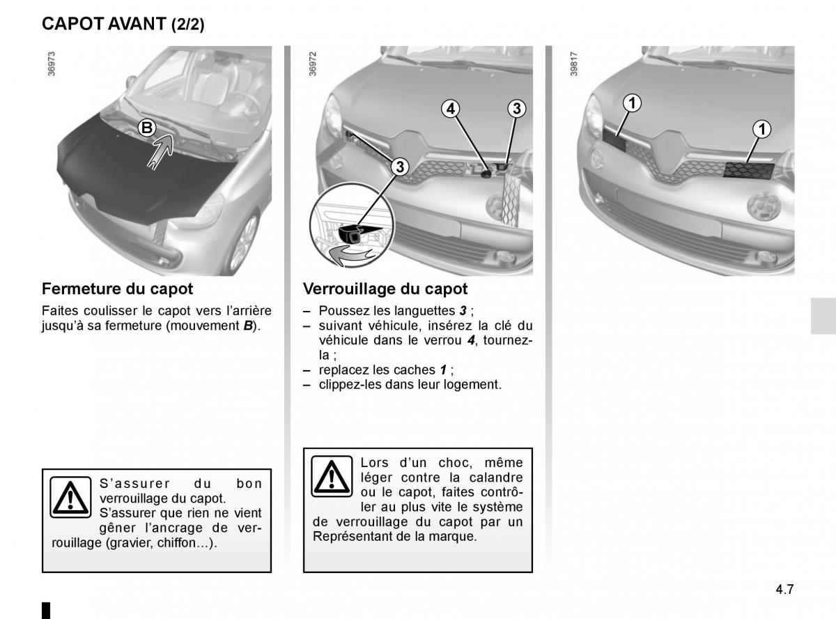 Renault Twingo III 3 manuel du proprietaire / page 147