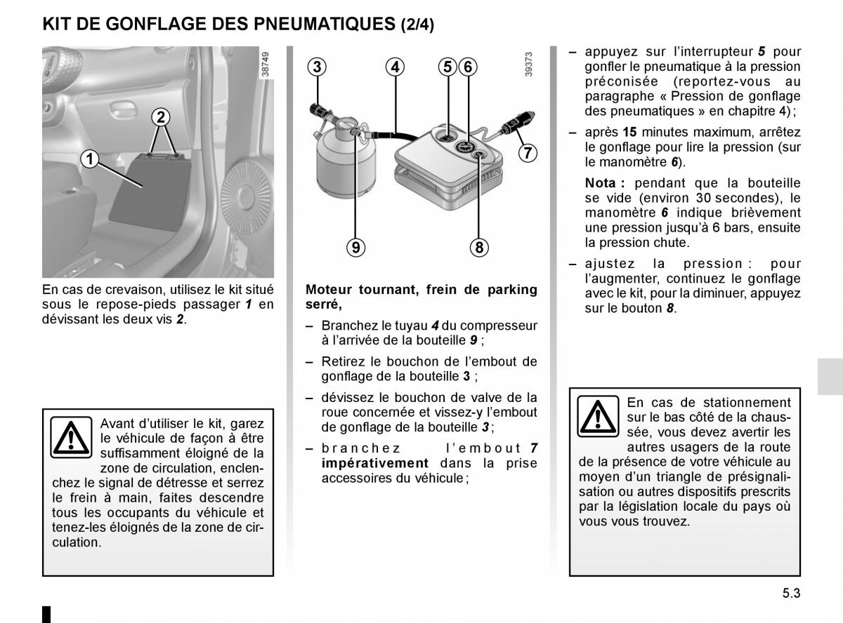 Renault Twingo III 3 manuel du proprietaire / page 161