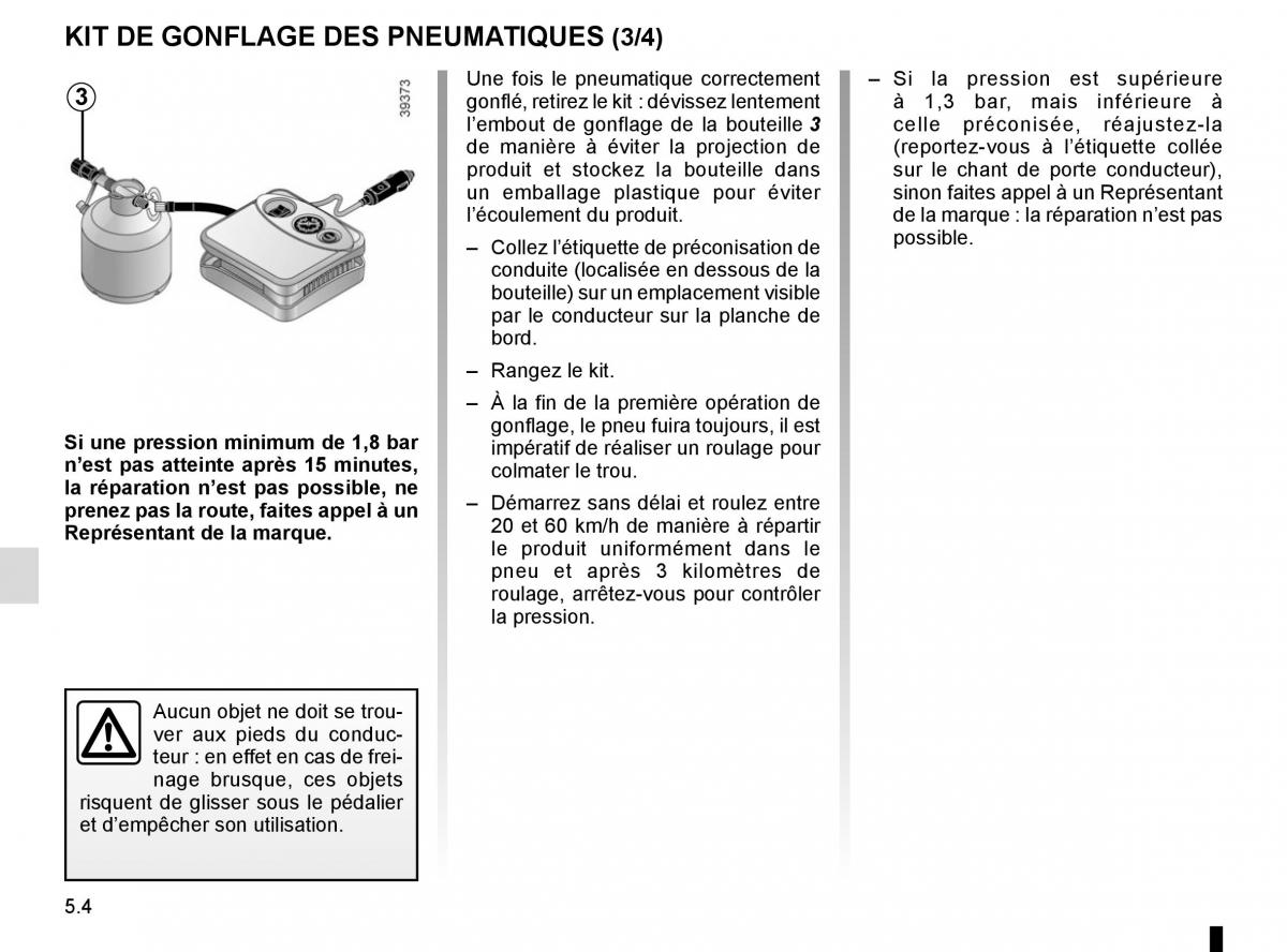 Renault Twingo III 3 manuel du proprietaire / page 162