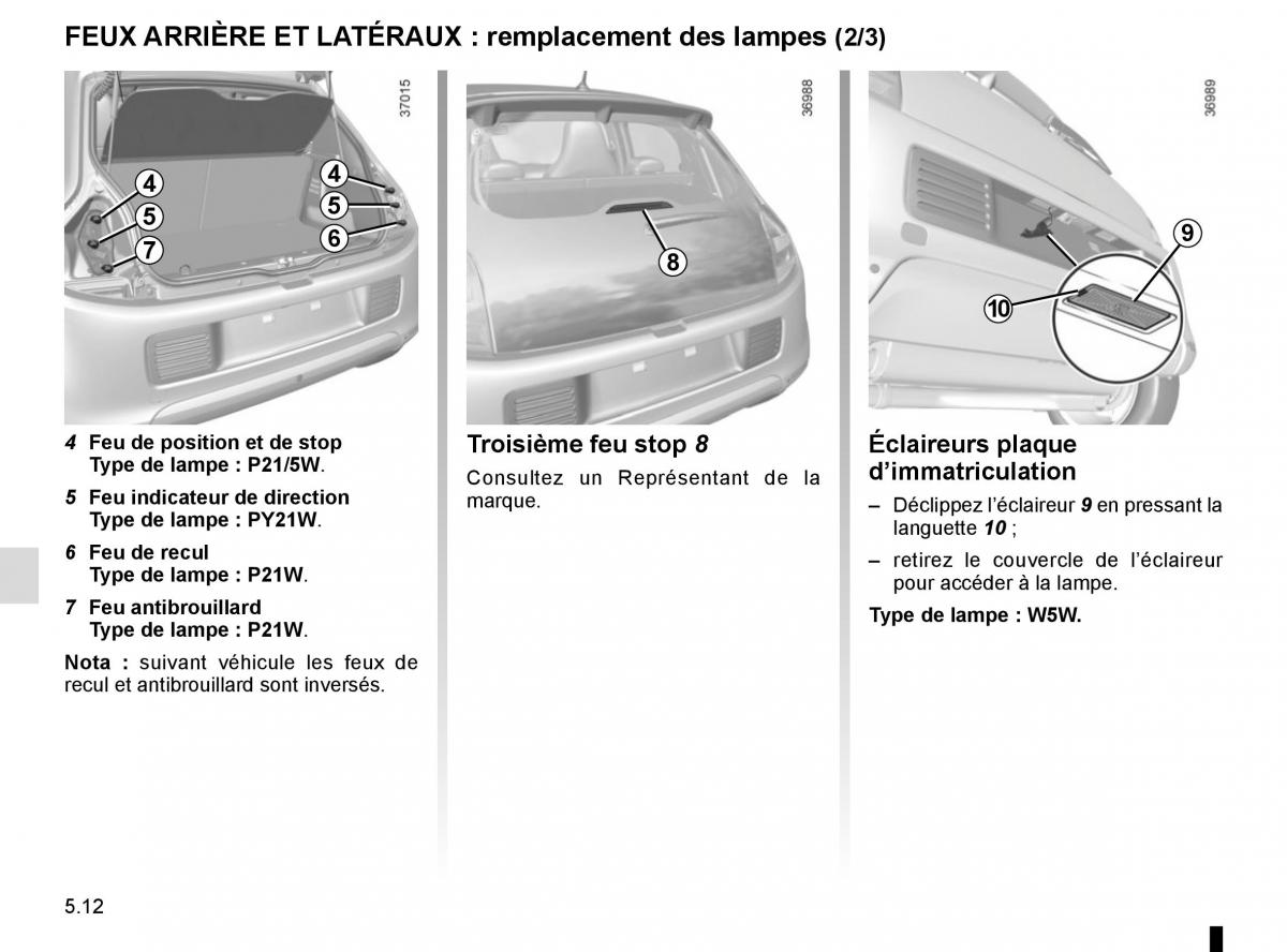 Renault Twingo III 3 manuel du proprietaire / page 170