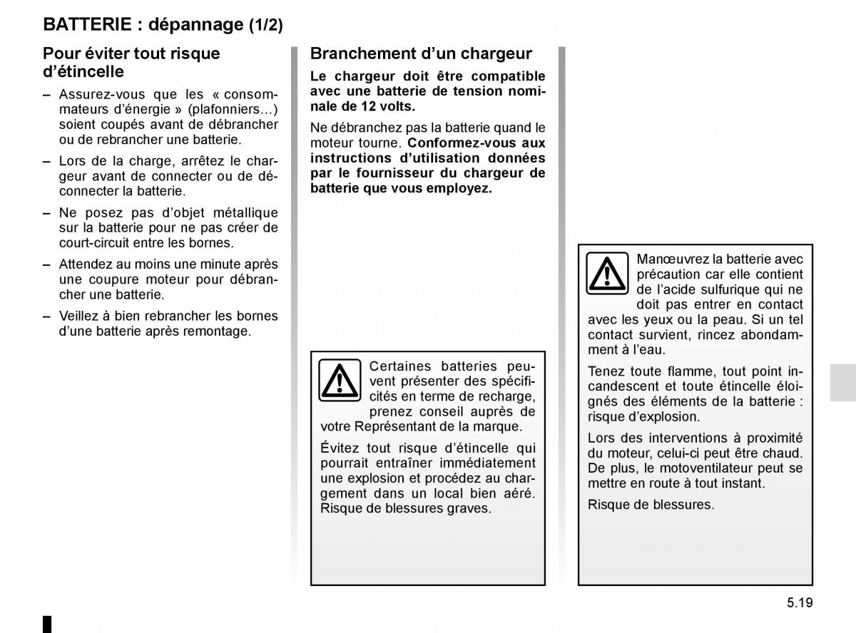 Renault Twingo III 3 manuel du proprietaire / page 177