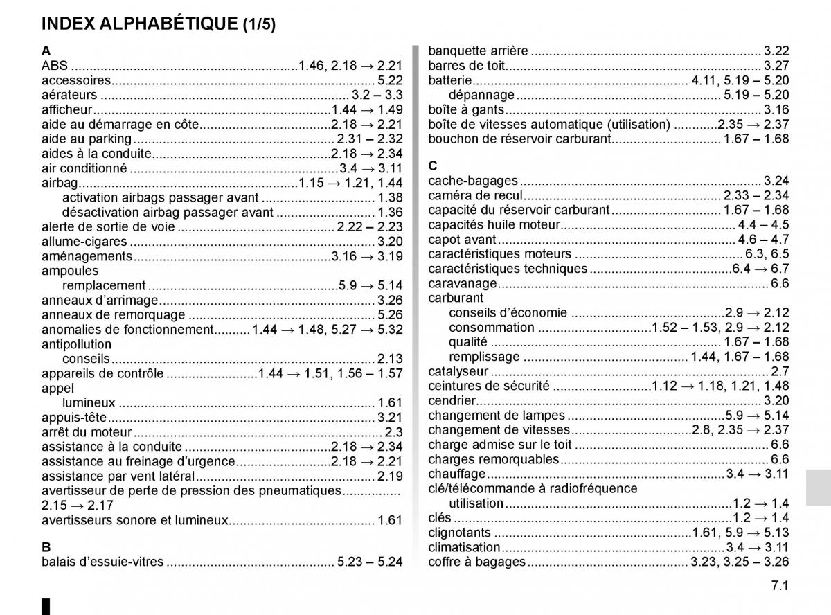 Renault Twingo III 3 manuel du proprietaire / page 209