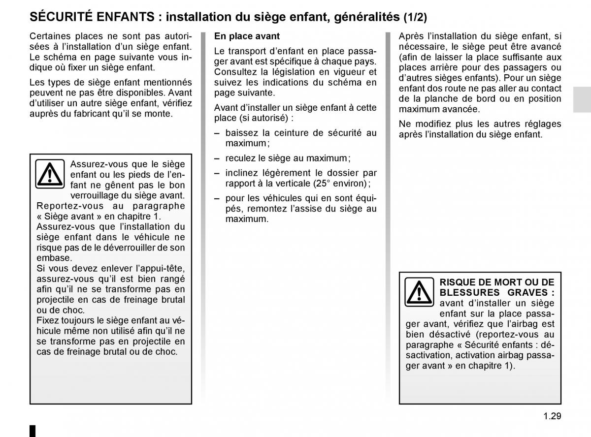 Renault Twingo III 3 manuel du proprietaire / page 35