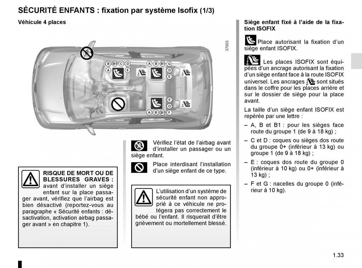 Renault Twingo III 3 manuel du proprietaire / page 39