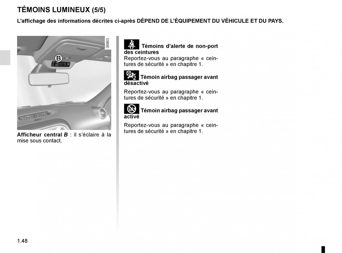 Renault Twingo III 3 manuel du proprietaire / page 54