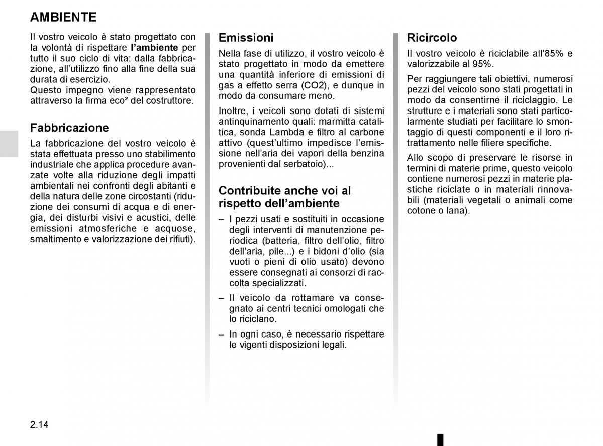 Renault Twingo III 3 manuale del proprietario / page 88