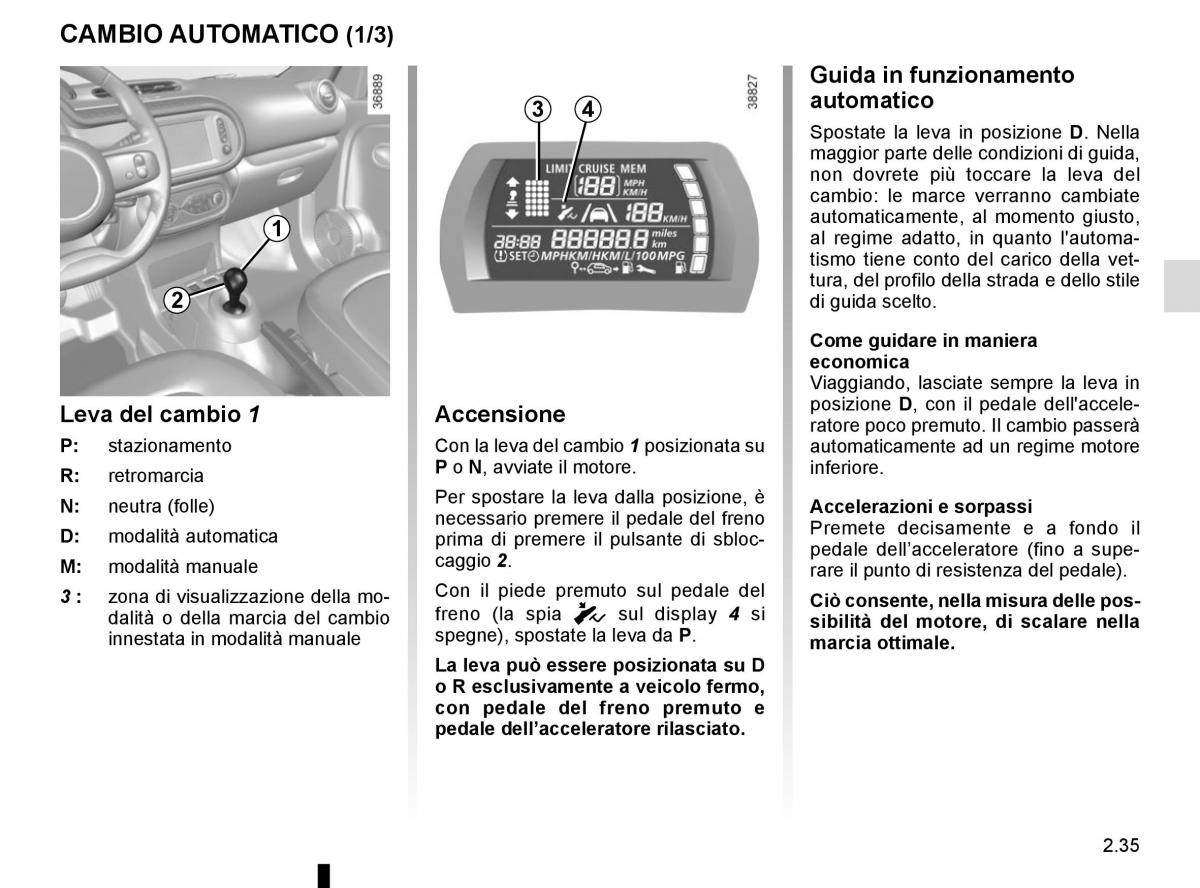 Renault Twingo III 3 manuale del proprietario / page 109