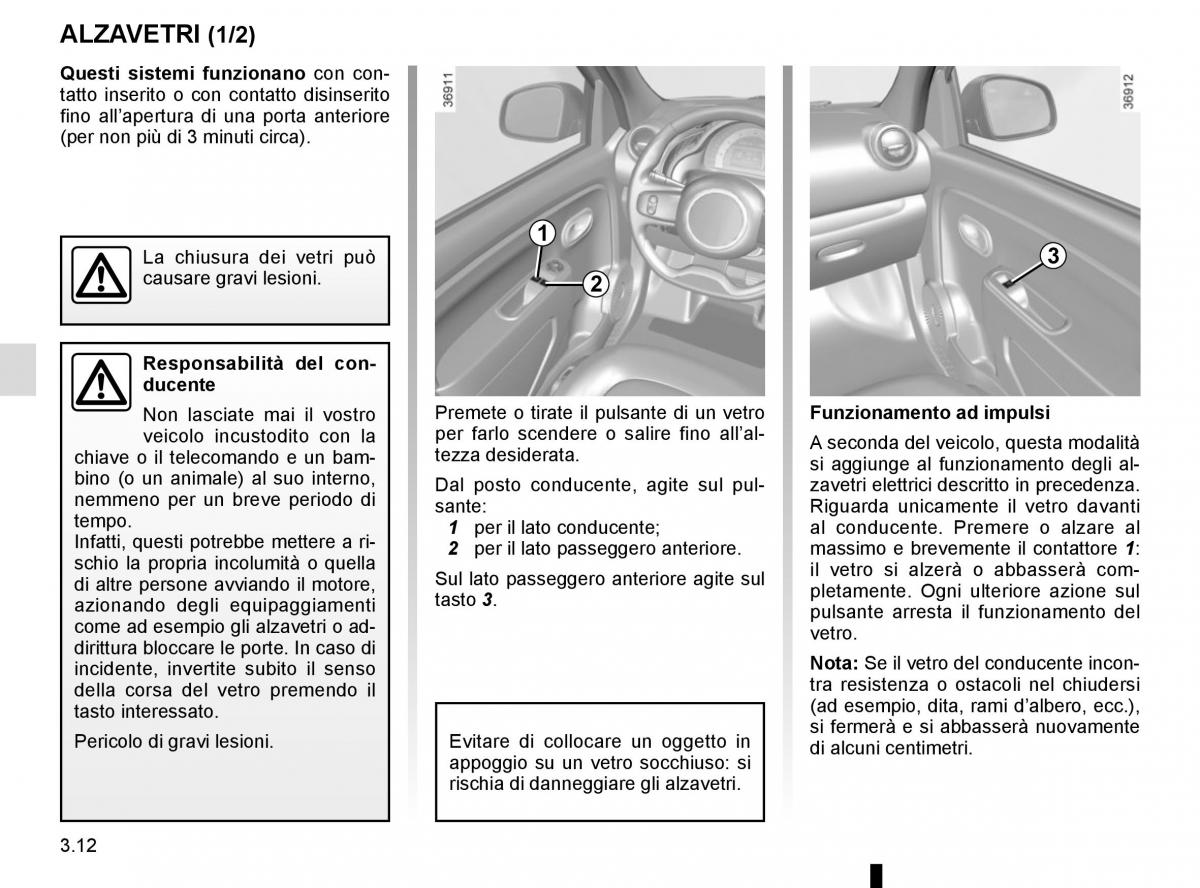 Renault Twingo III 3 manuale del proprietario / page 124