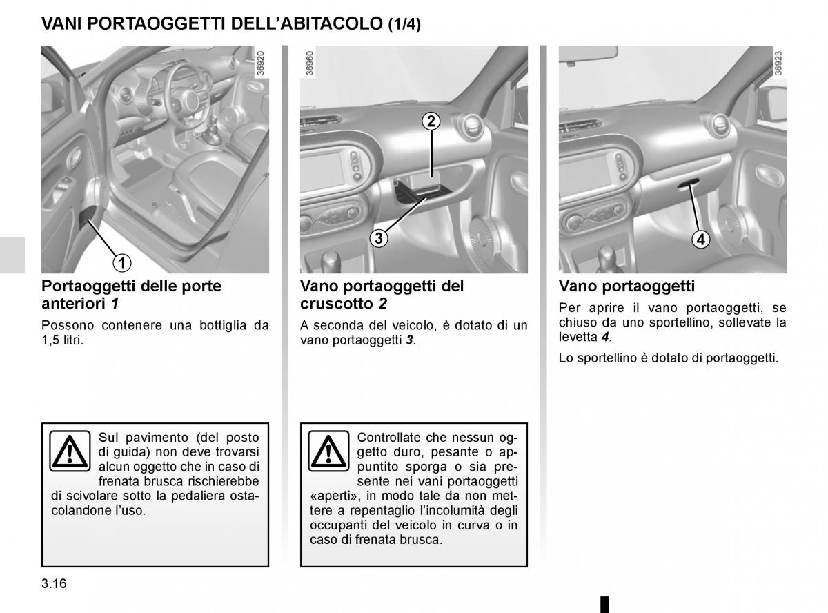 Renault Twingo III 3 manuale del proprietario / page 128