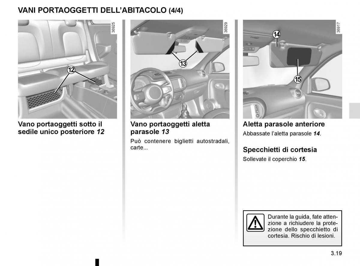 Renault Twingo III 3 manuale del proprietario / page 131