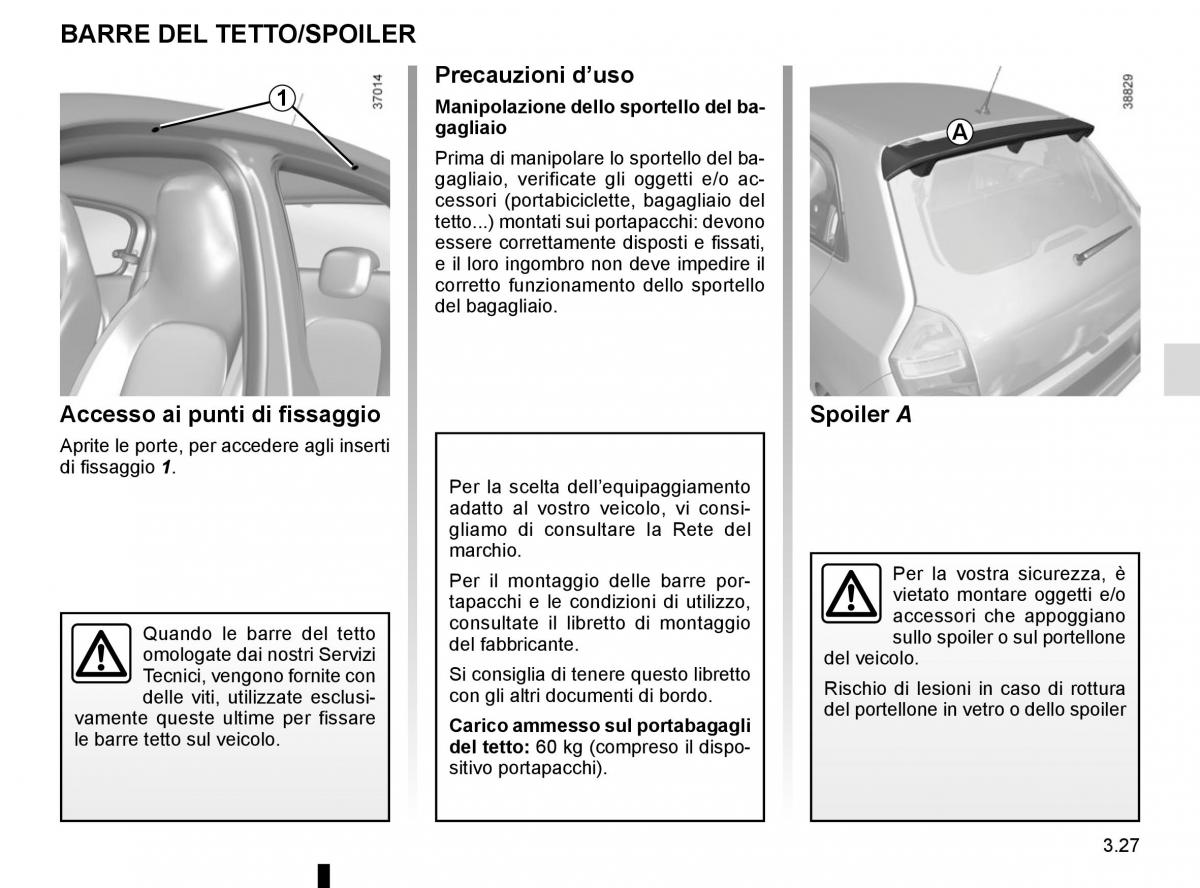 Renault Twingo III 3 manuale del proprietario / page 139