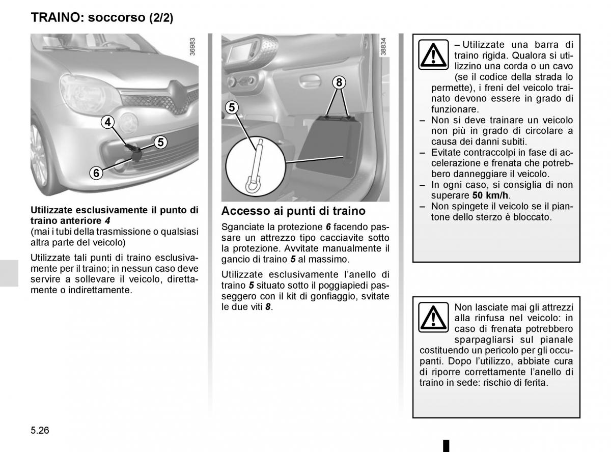 Renault Twingo III 3 manuale del proprietario / page 184