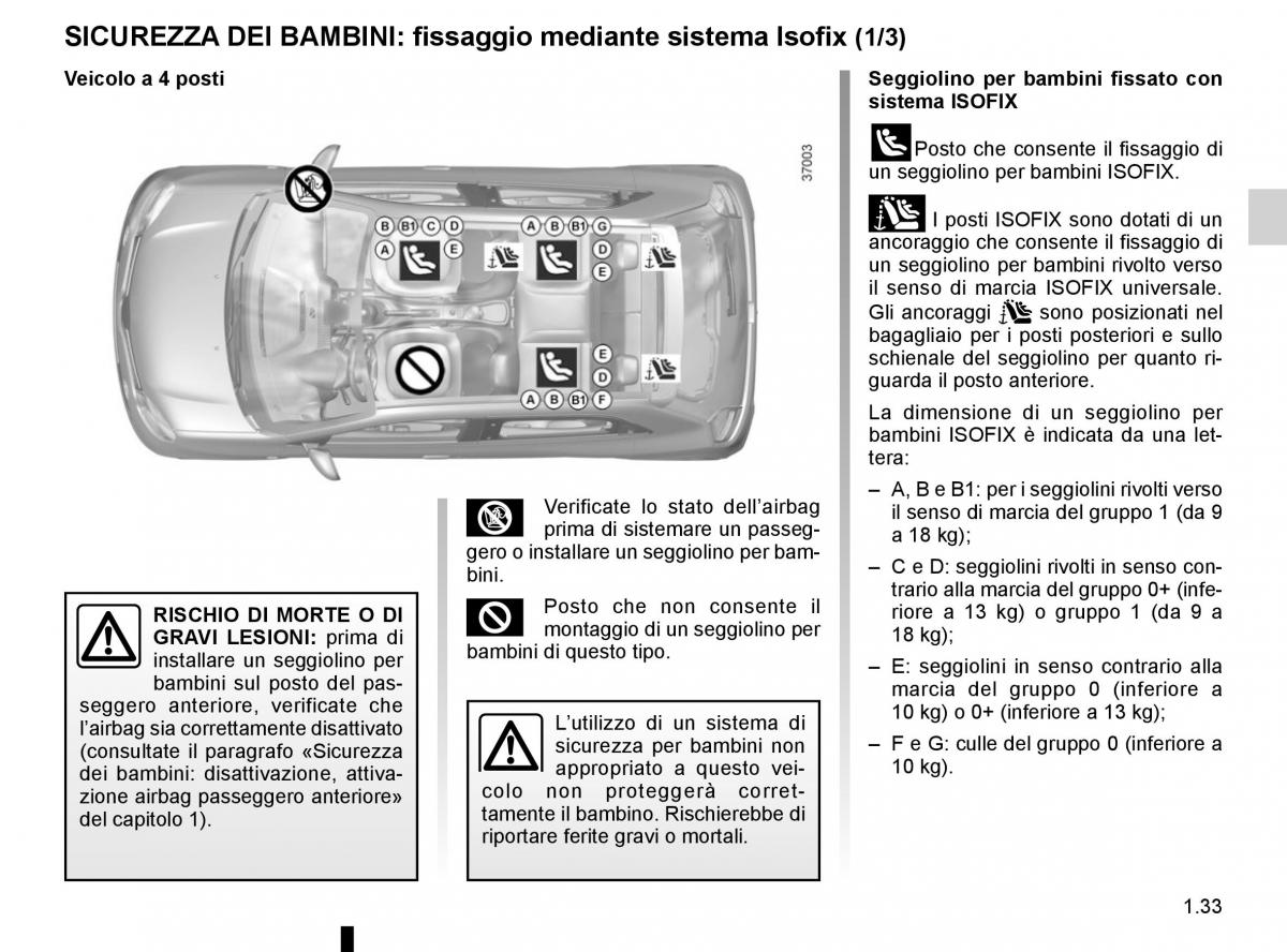 Renault Twingo III 3 manuale del proprietario / page 39