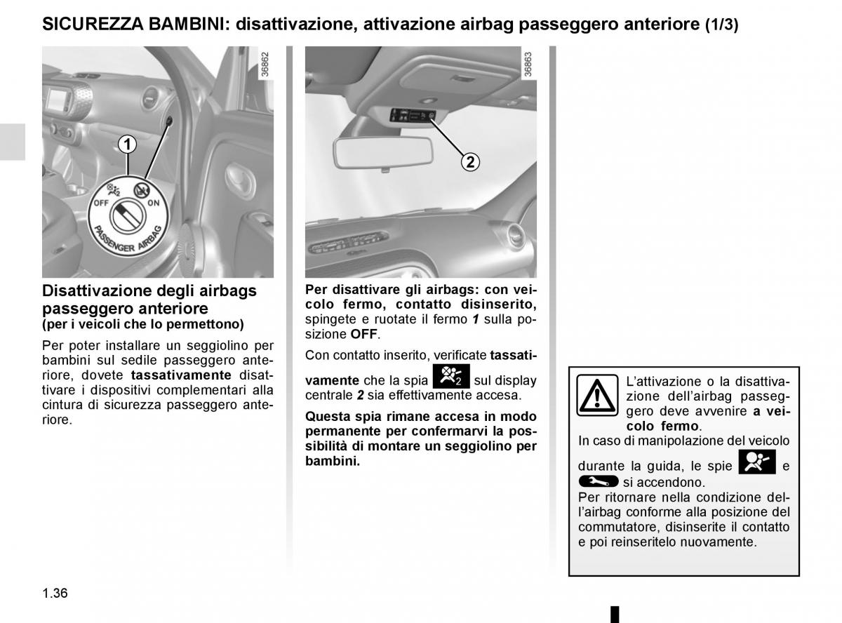 Renault Twingo III 3 manuale del proprietario / page 42