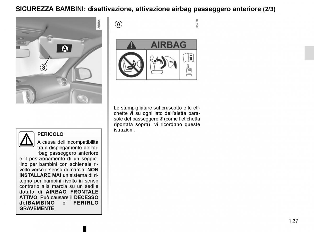 Renault Twingo III 3 manuale del proprietario / page 43