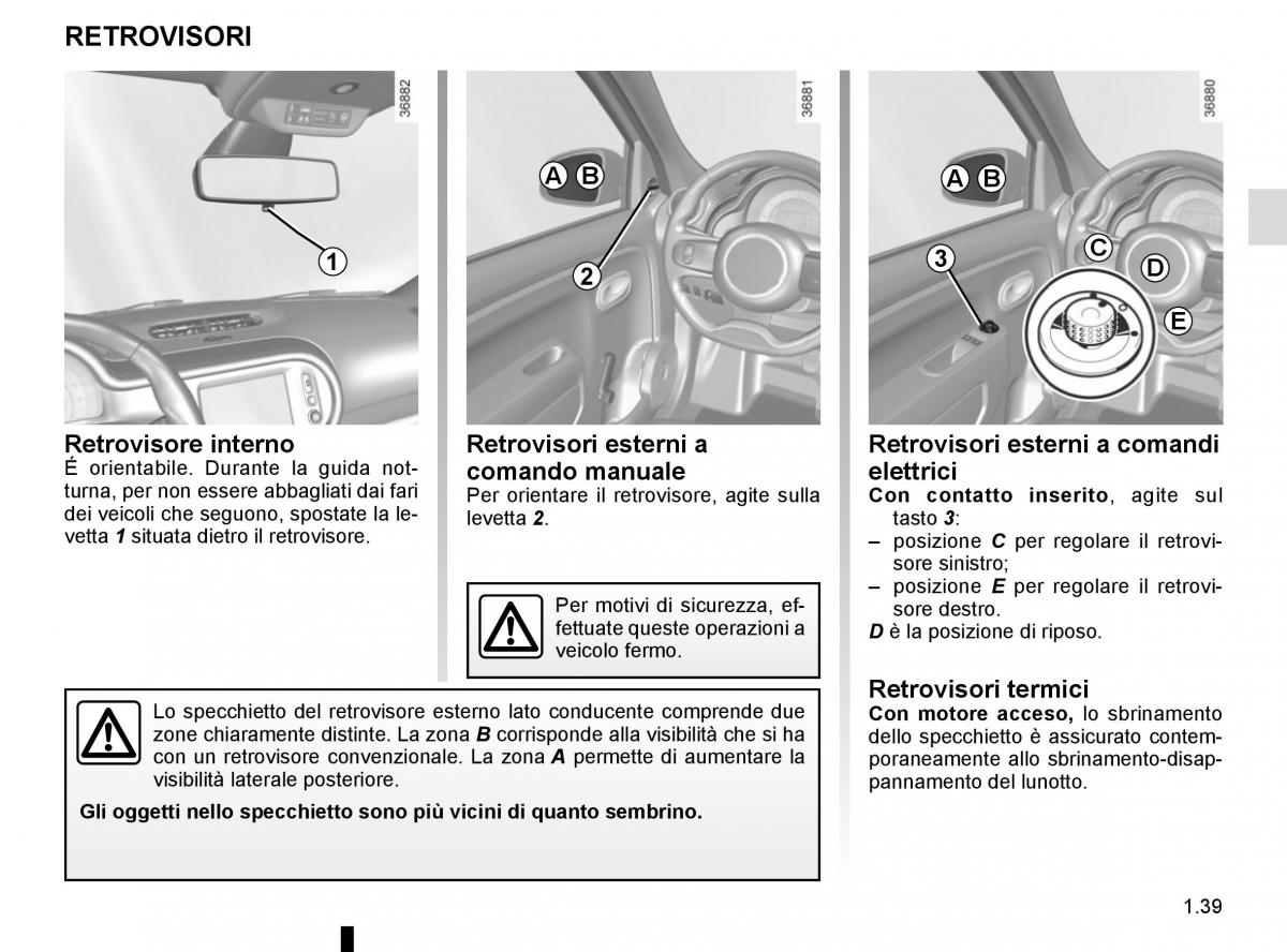 Renault Twingo III 3 manuale del proprietario / page 45