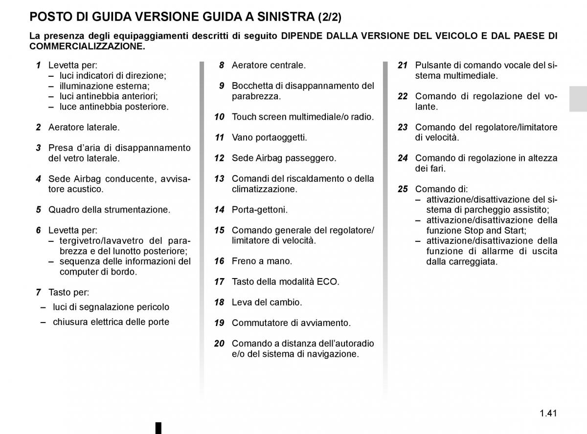 Renault Twingo III 3 manuale del proprietario / page 47