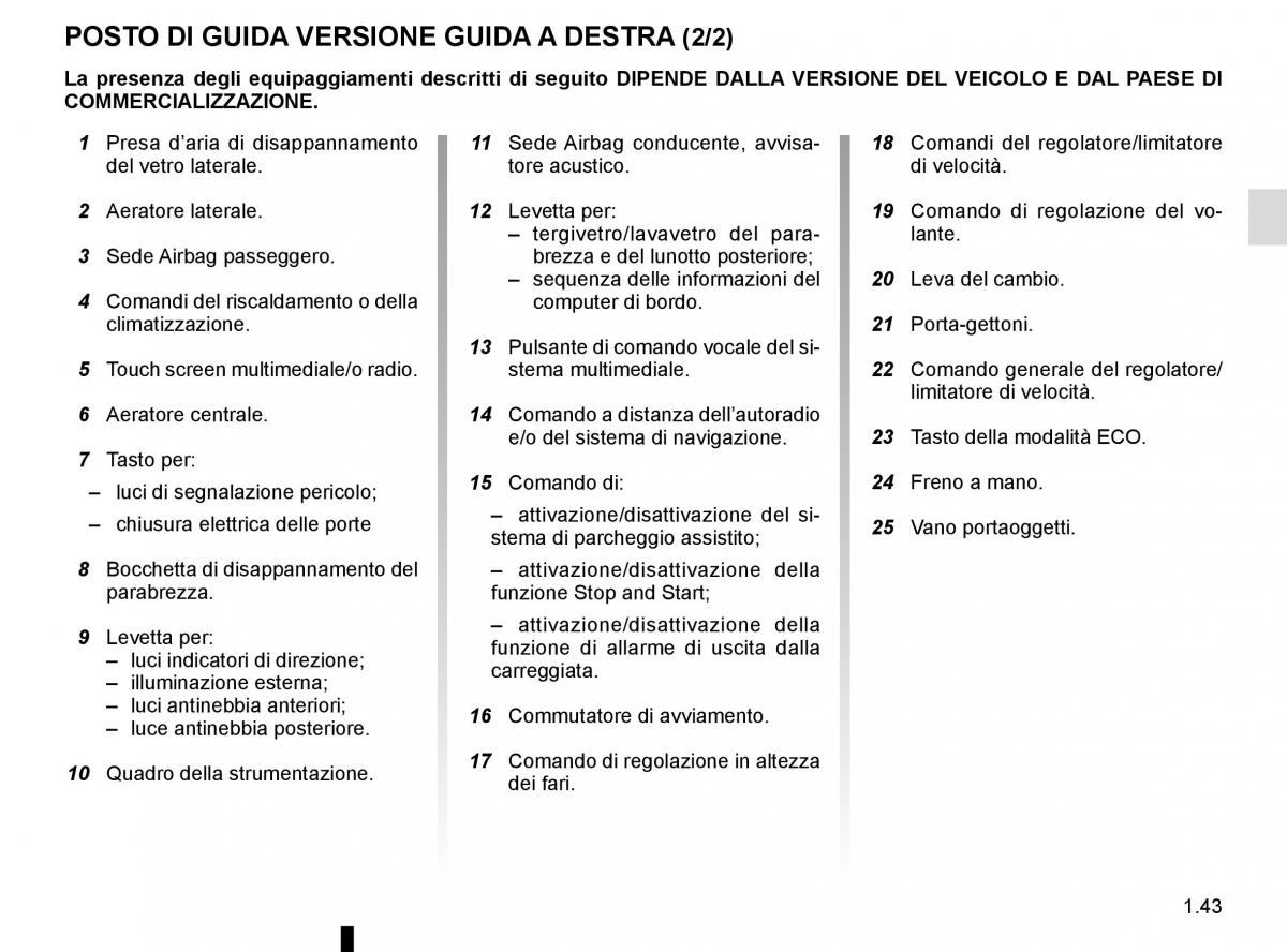 Renault Twingo III 3 manuale del proprietario / page 49