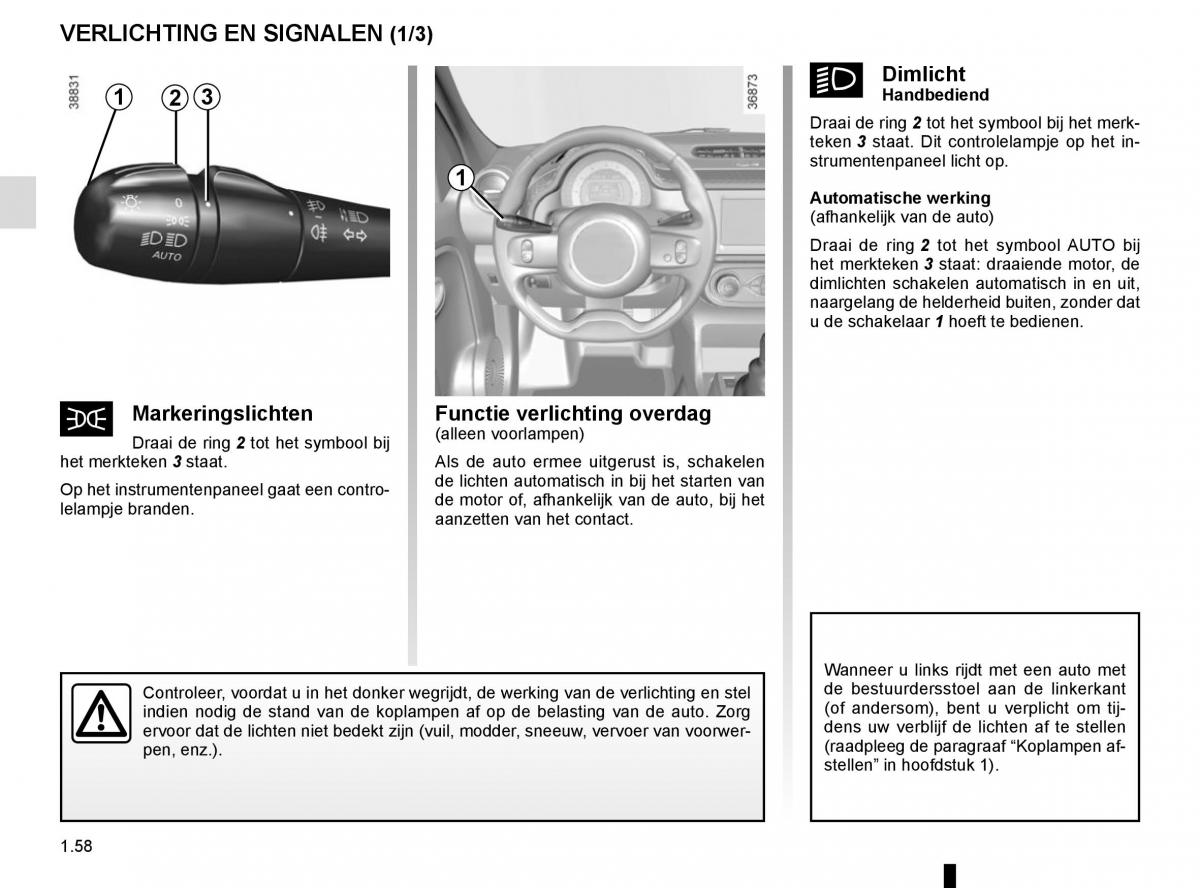 Renault Twingo III 3 handleiding / page 64