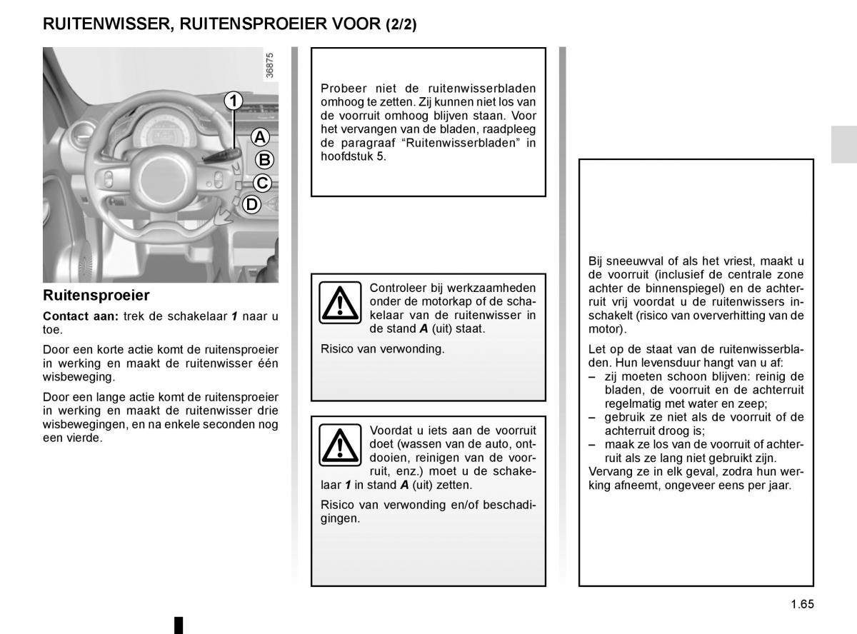 Renault Twingo III 3 handleiding / page 71