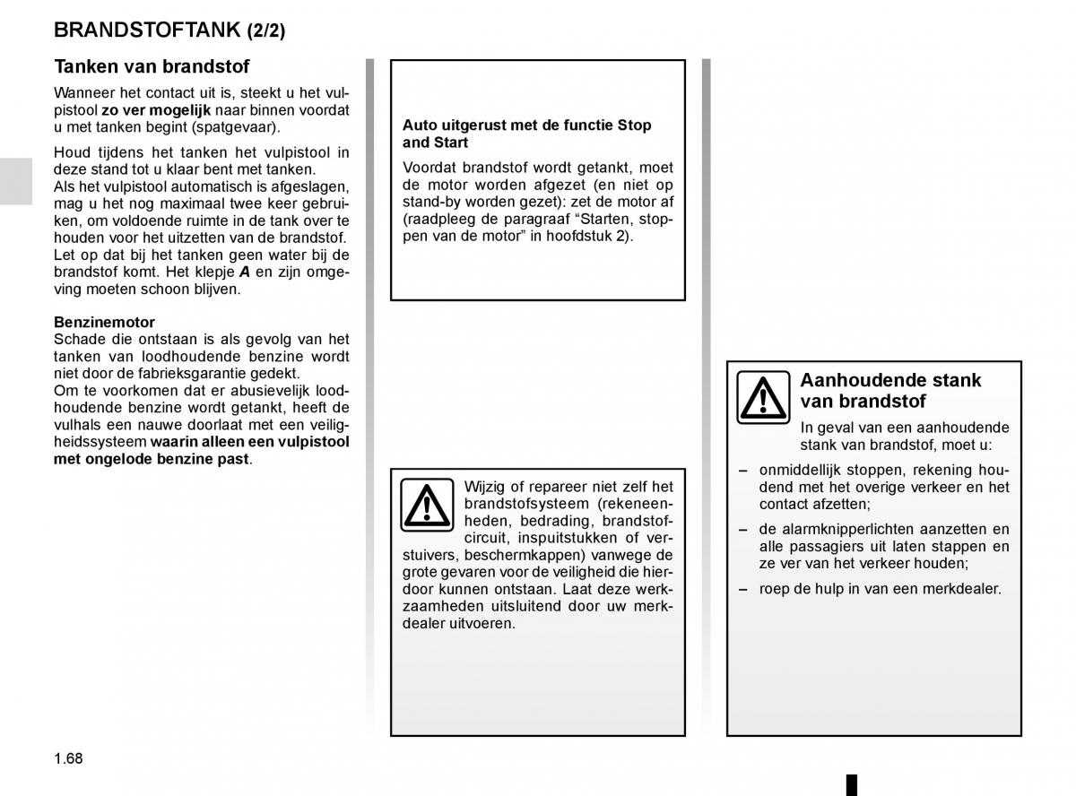 Renault Twingo III 3 handleiding / page 74