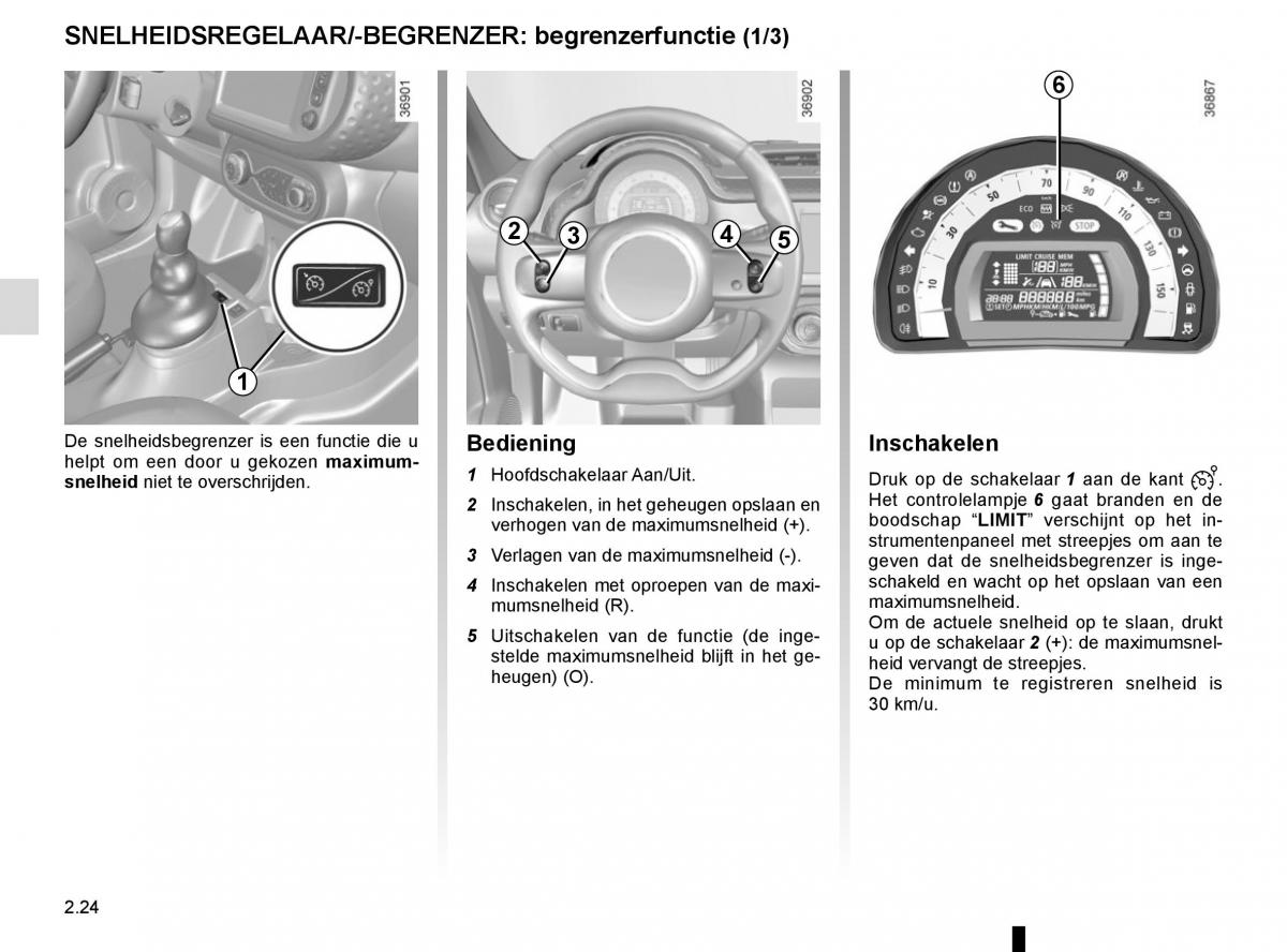 Renault Twingo III 3 handleiding / page 98