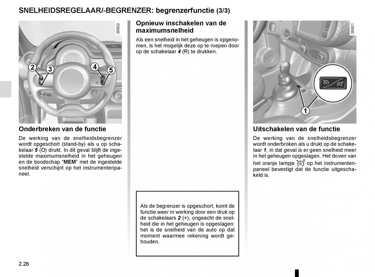 Renault Twingo III 3 handleiding / page 100