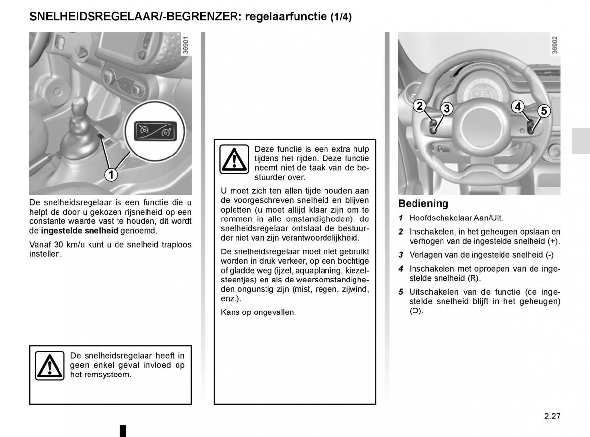 Renault Twingo III 3 handleiding / page 101